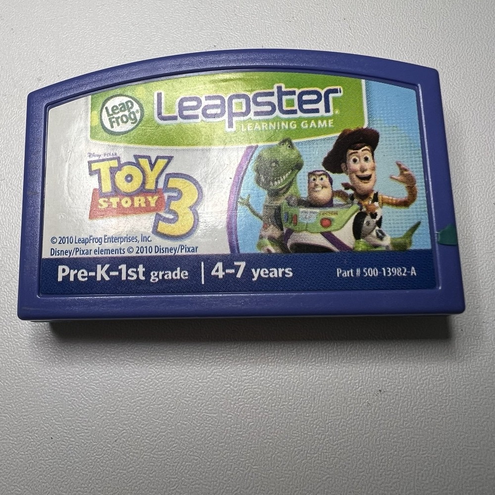 Set Of 2-Leap Frog LEAPSTER Game Cartridges Toy Story 3 & Go Diego Go